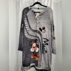 Mickey Mouse LS Dress / Nightgown? No size, No brand fits like XL
